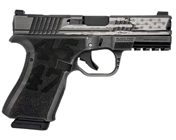 Black Rain Frontline Glock 19 Gen3 9mm Pistol with 4-Inch Barrel and Optic Ready Slide