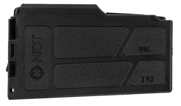 MDT Sporting Goods Inc 109671BLK LA 3.850 inch 7 PRC Polycarbonate Magazine with 3-Round Capacity