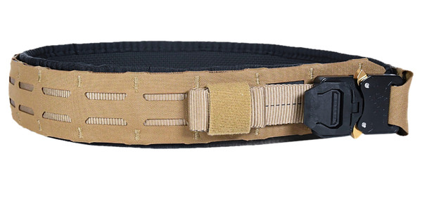 High Speed Gear Operator Belt with Micro Grip Panel and Cobra Buckle in Coyote Brown