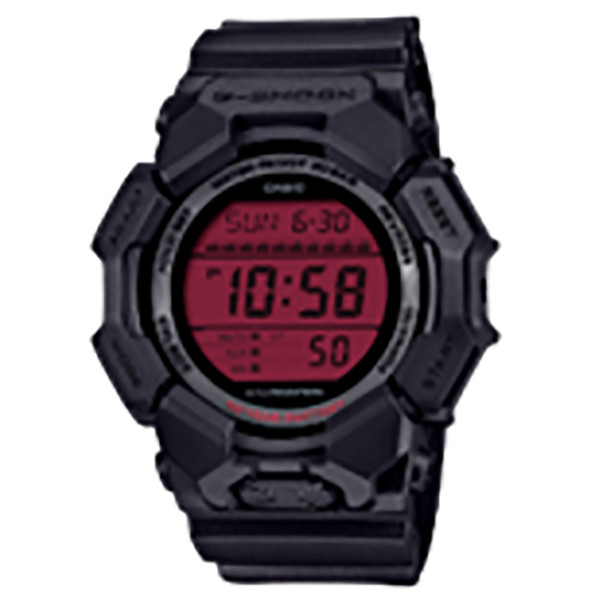 G-Shock GD010BBR1CR Digital Watch Black and Red