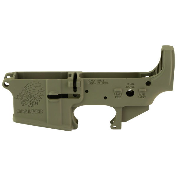 SCALPER Stripped Lower Receiver Cerakote Finish ODG