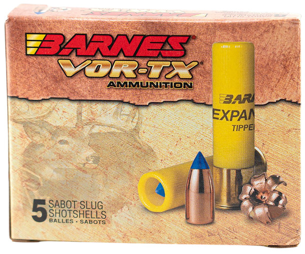 Barnes Bullets VOR-TX Expander Shotgun Slugs 20 Gauge 3 Inch 1850 fps