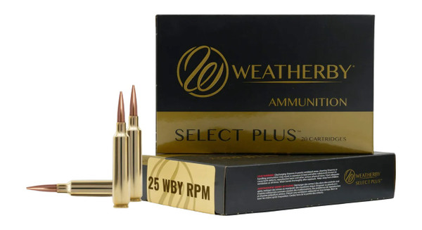 Weatherby M25RPM107HCB .25 WBY RPM 107-Grain Hammers Custom Ammunition