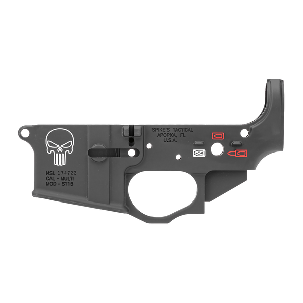 Spike's Tactical Stripped Lower Punisher 556/223 Black