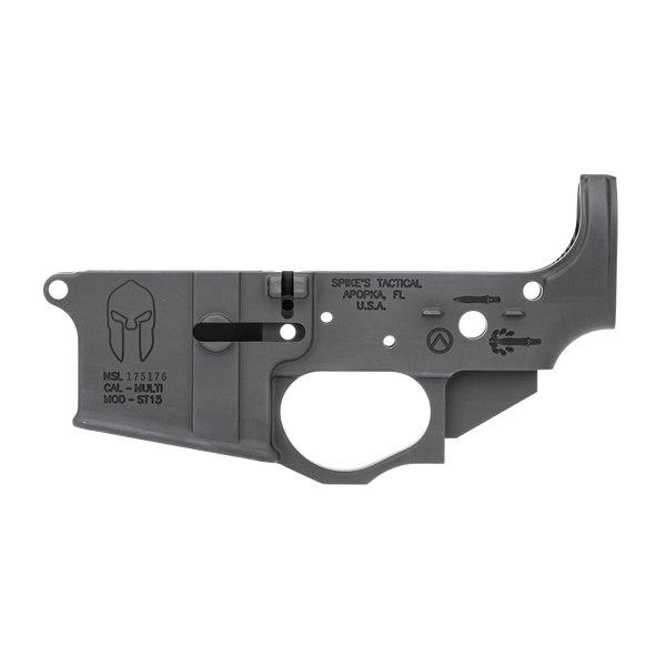Spike's Tactical Spartan Stripped Lower Receiver – AR-15 Multi-Caliber