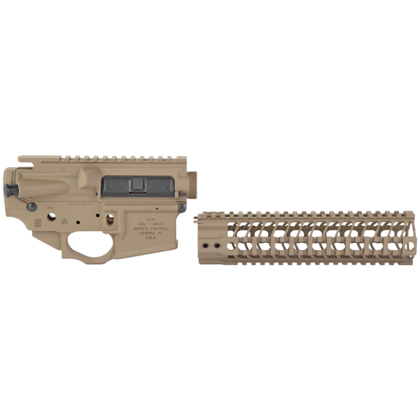 Spike's Tactical Stripped Upper/Lower Set – GAD FDE (AR-15 Platform)