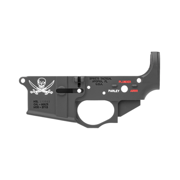 Spike's Tactical Stripped Lower (Calico Jack) – AR-15 Multi-Cal Receiver