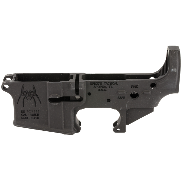 Spike's Tactical Spider Stripped Lower Receiver – AR-15 Multi-Caliber