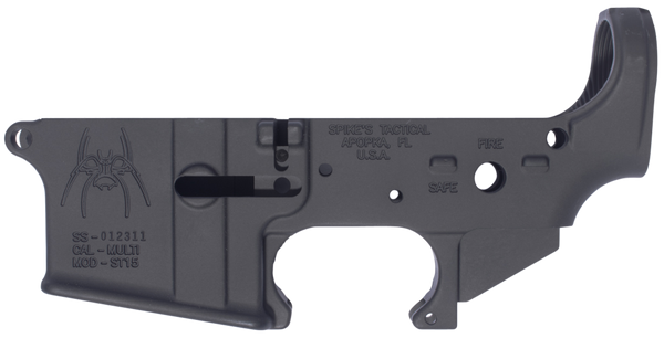 Spike's Tactical Spider Stripped Lower Receiver – AR-15 Multi-Caliber