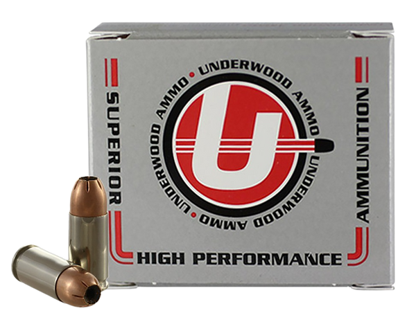 Underwood Ammo 134 9mm Luger +P 124 Grain Jacketed Hollow Point Ammunition