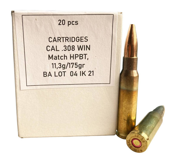 Global Ordnance LLC IGMAN 308 175 Grain HPBT Ammunition