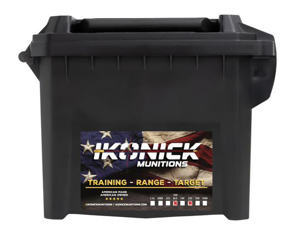 IKONICK USA IU-300-147FM-C250 300 Blackout 147 Grain FMJBT Ammunition, 250 Rounds