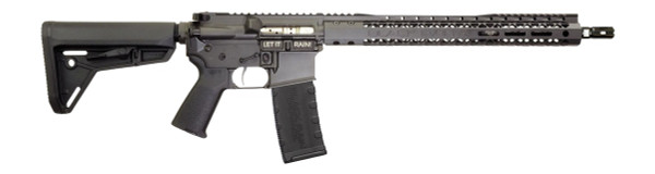 Black Rain Ordnance SSP-300BLK-SMK 300 Blackout 16-Inch Threaded Rifle with Magpul Stock
