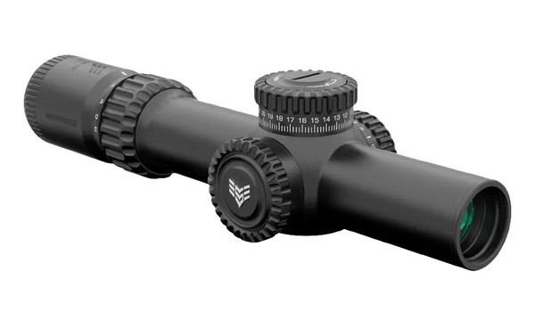 Swampfox Optics Warhorse 1-6x24 FFP Green MOA Rifle Scope