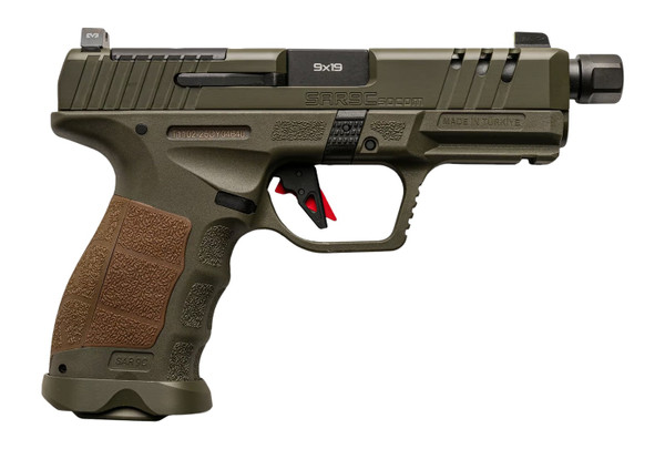 Sar USA SAR9 SOCOM Compact 9mm pistol with threaded barrel and optic cut