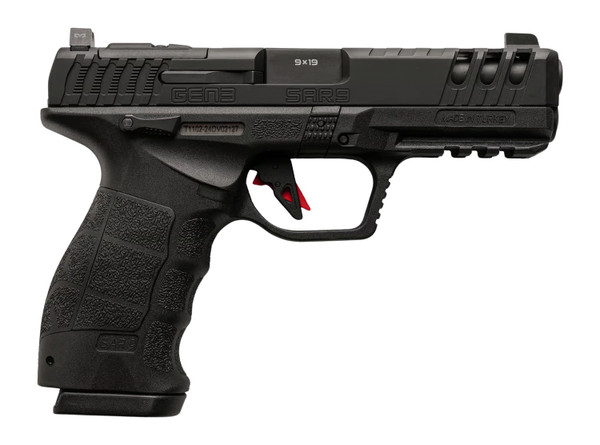 Sar USA SAR9 Full Size Gen3 9mm Pistol with Optic Cut and Night Sights