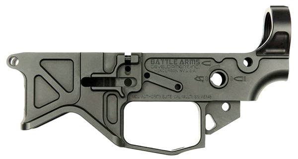 BATTLEARMS AUTHORITY ELITE AR-15 Ambidextrous Lightweight Billet Lower Receiver