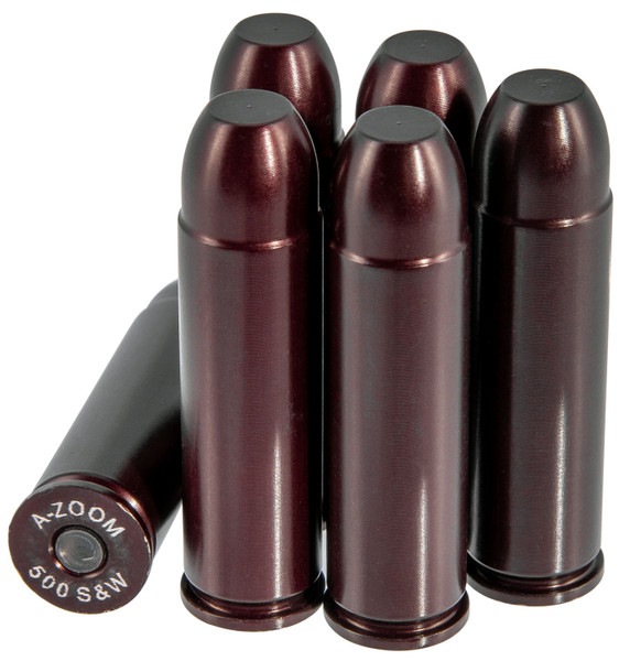 A-Zoom Snap Caps for .500 S&W Revolver - Practice and Dry Fire Training Kit