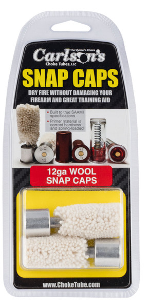 Carlsons Wool Snap Caps for 12 Gauge Shotguns, 2-Pack