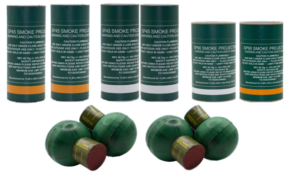 Color Smoke Battle Pack Grenade & Ball Grenade Bundle