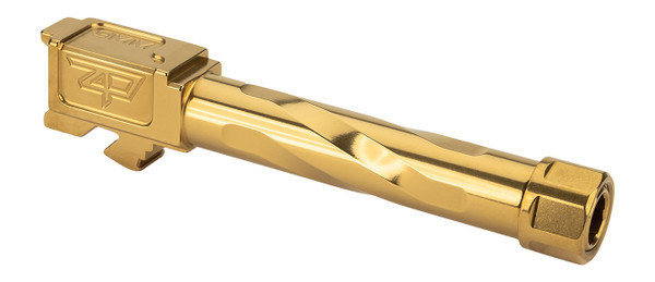 Zaffiri Precision Threaded Barrel for Glock 19 in Gold