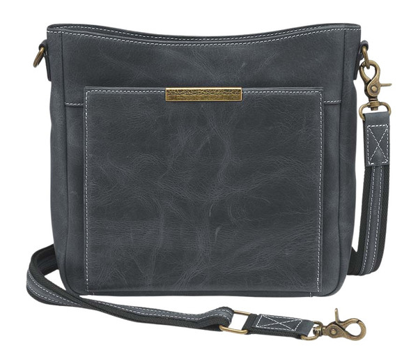 Kingport Industries LLC Slim Purse Crossbody Bag in Grey