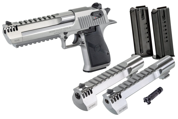 Magnum Research Desert Eagle Mark XIX Component System / 3 Calibers - 50 AE / 44 Magnum / 357 Magnum / Stainless Finish