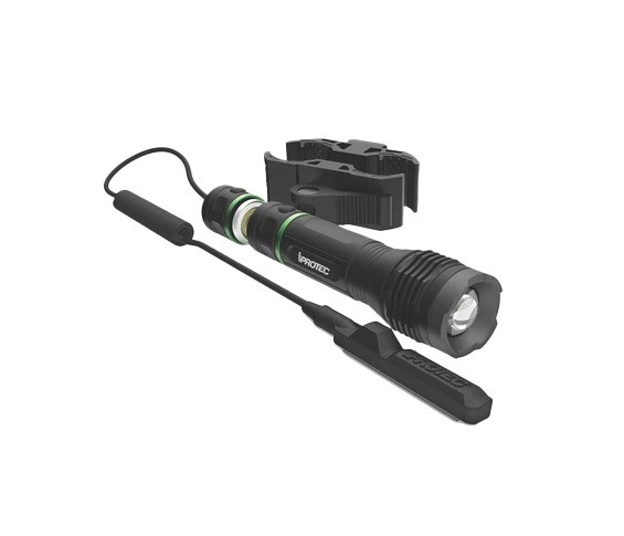 Alliance LED Tactical Flashlight /  1200 Lumens - Rechargeable / White