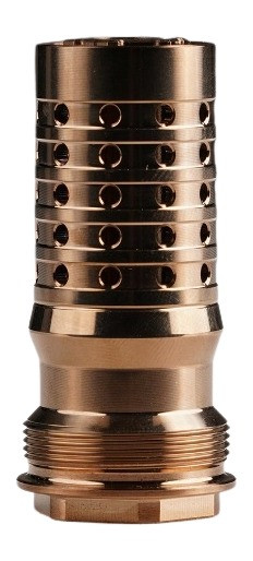 Q Rearend XL Muzzle Brake 338 Cal 5/8x24