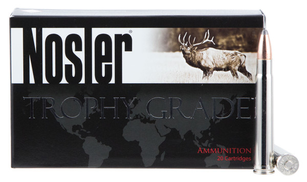 Nosler Safari Ammunition 375 H&H Mag 300 Grain Spitzer Partition Brass Casings