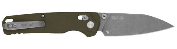 Kershaw Bel Air XL Knife / Aluminum Coated Olive Handle
