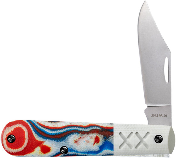 Case June Cut of the Month Crossroads Red White & Blue Knife