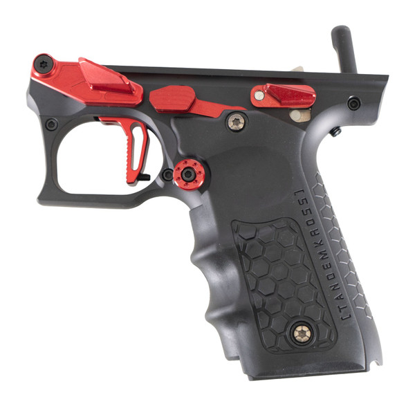 TANDEMIZED Cthulhu Lower for Ruger Mark IV & Mark IV 22/45, Black/Red