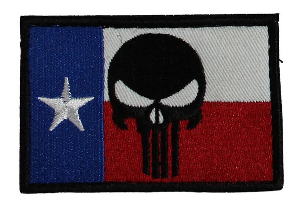 Walkers Game Ear SME FLGTXPUN Texas Flag with Punisher Decal