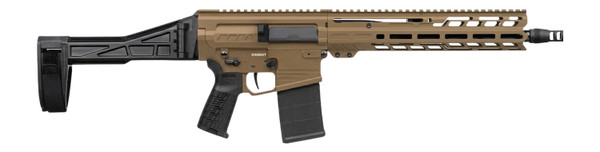 CMMG Dissent 8.6 Blackout Semi-Auto Pistol / 12.5 Inch Barrel w/ Polymer Pisol Bracetol Brace