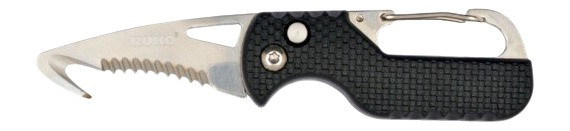 Rynoblade Knives Rescue 1.75 Inch Folding Knife / Black G-10 Handle