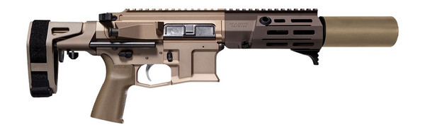Maxim MXM-49700 PDX-SD Suppressor for 5.56 NATO with 1/2x28 Thread Pattern - Arid Dark Earth Finish