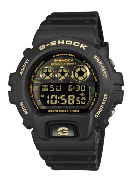 G-Shock Classic Watch with Black Camo Band