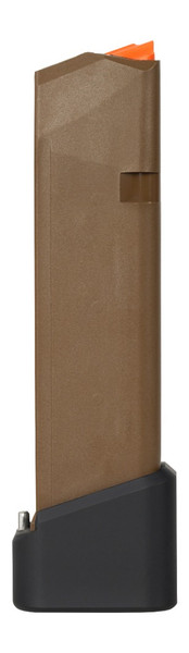 Taran Tactical G17 Complete Magazine / FDE Finish / Black Base Plate