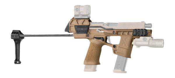 Flux Defense Raider X Stock and Forend in Flat Dark Earth