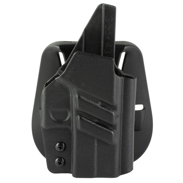 1791 Gunleather Tactical Paddle Holster for Glock 43X MOS Right Hand Black Kydex