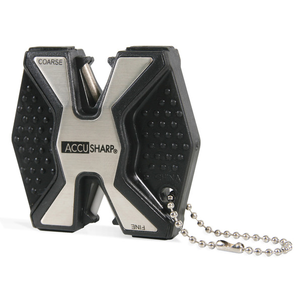 AccuSharp Diamond PRO Two Step Knife Sharpener with Coarse Diamond and Fine Ceramic Rods