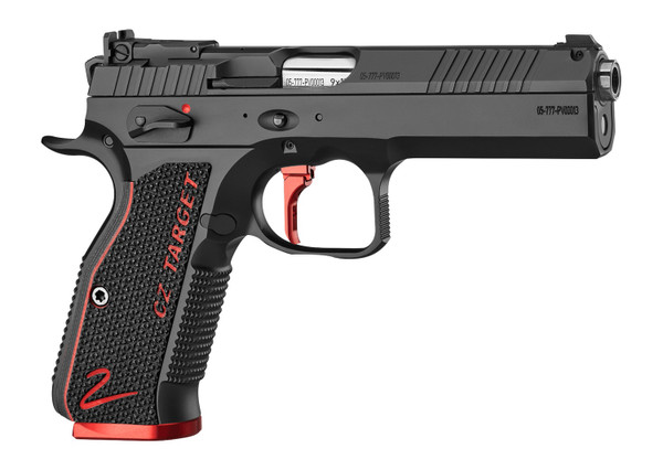 CZ Shadow 2 Target 9mm Luger Pistol with 5-inch Stainless Barrel and Optic Ready Slide