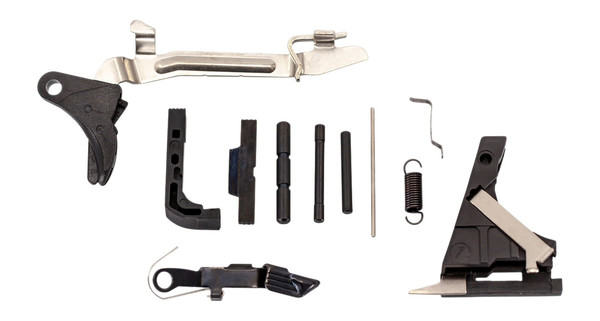 JE Machine Tech Glock 19 Gen 1–3 Lower Parts Kit Black