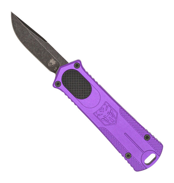 Cobra Tec Knives Cali952Gen2PurDns Automatic Knife Drop Point 952 Pur
