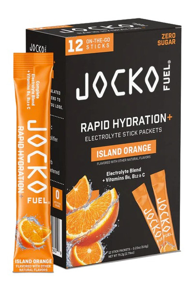 Jocko Fuel Rapid Hydration Powder Island Organic 12 Pack