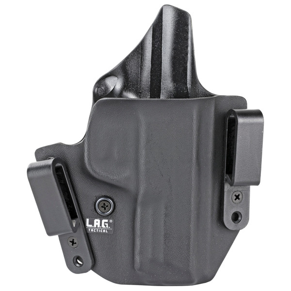 L.A.G. Tactical Defender Inside Waistband Holster for Smith & Wesson M&P 9/40, Right Hand, Black Kydex