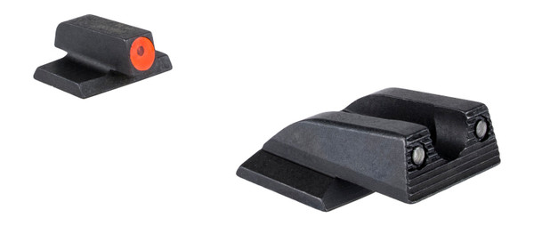Trijicon Suppressor/Optic Height HD XR Night Sight Set for S&W Bodyguard 2.0 Green Tritium Orange Front Outline