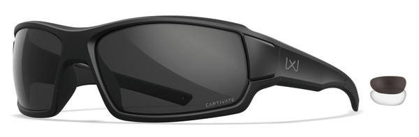 Wiley X Breach 2.5 XL Cap Tactical Eyewear Gray Clear Mirror