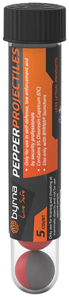 Byrna Pepper Projectiles Air Gun Accessories 5 Count